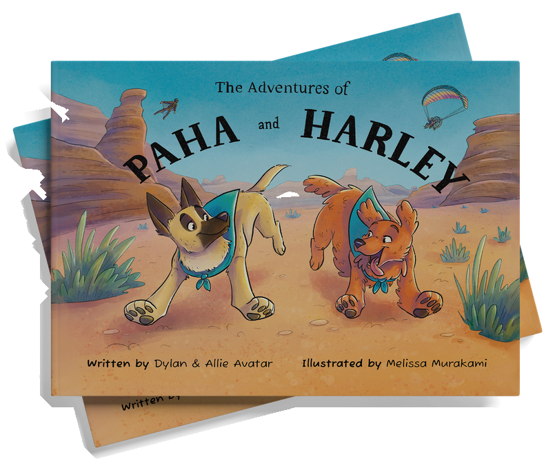 The Adventures of Paha and Harley — the printed picture book